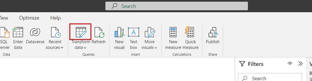 دستکاری داده در Power BI