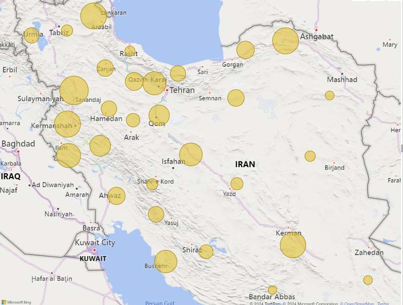 نقشه در Power BI